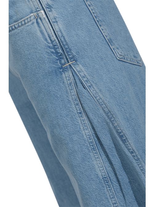 Jeans Cristy wide leg in denim fisso di cotone e lyocell DONDUP | DP852 DFE332D MB9800